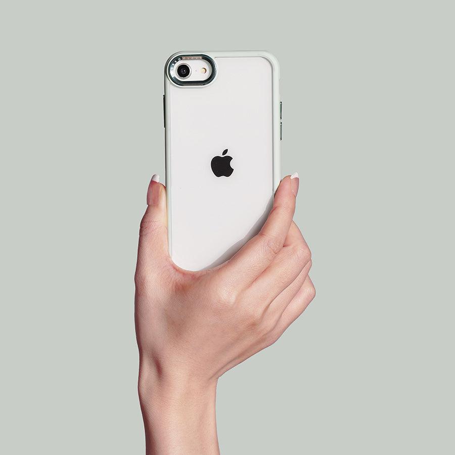 iPhone SE 2022 Hint of Mint Clear Phone Case - CORECOLOUR
