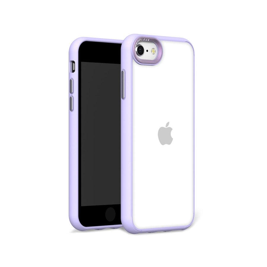 iPhone SE 2022 Lavender Hush Clear Phone Case - CORECOLOUR