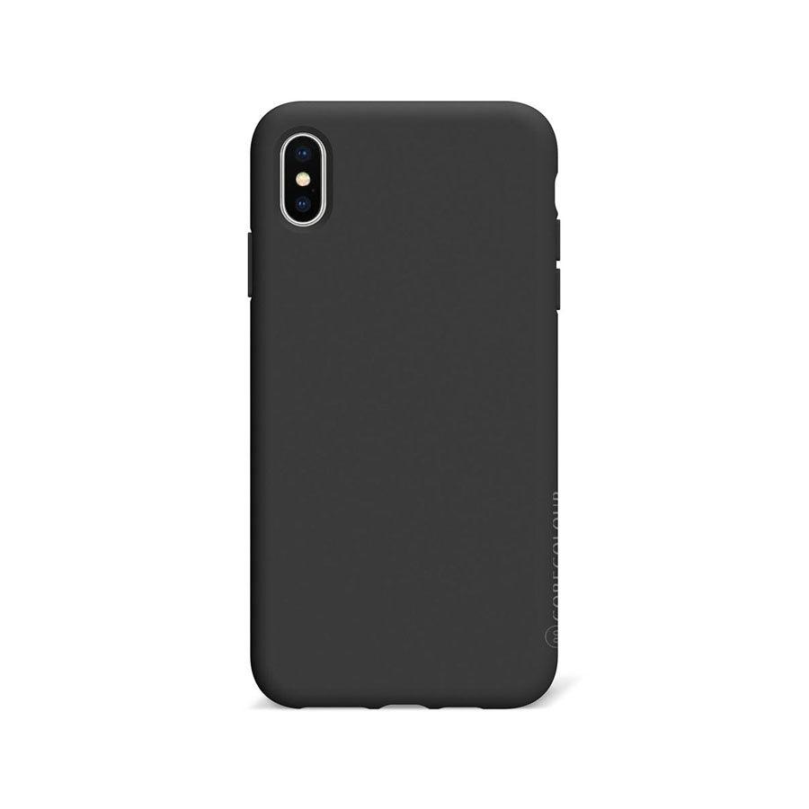 iPhone X Dark Darcy Silicone Phone Case - CORECOLOUR