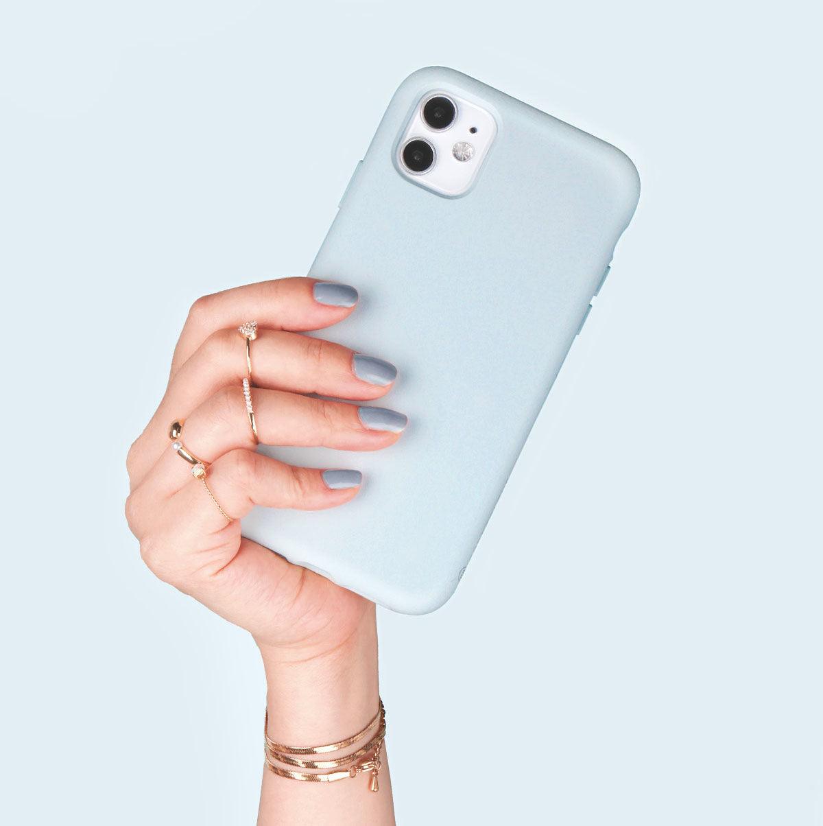 iPhone XR Blue Beauty Silicone Phone Case - CORECOLOUR