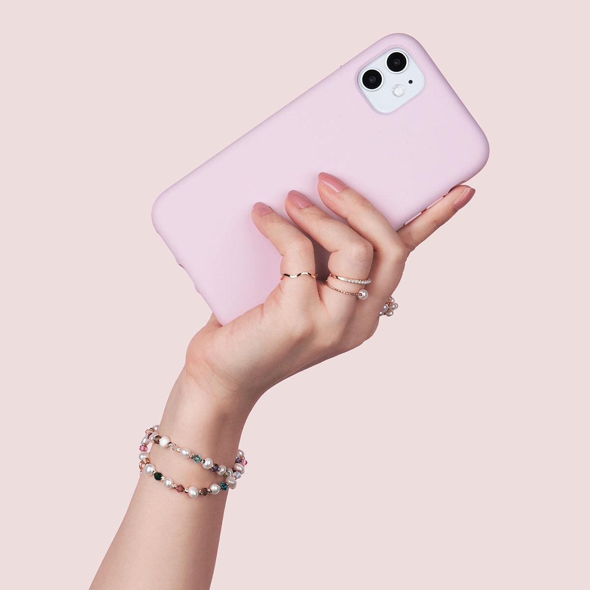 iPhone XR Pink Ballerina Silicone Phone Case - CORECOLOUR