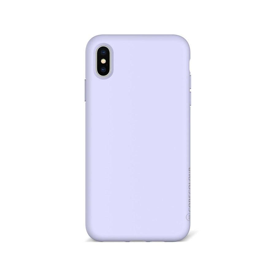 iPhone XS Lady Lavender Silicone Phone Case - CORECOLOUR