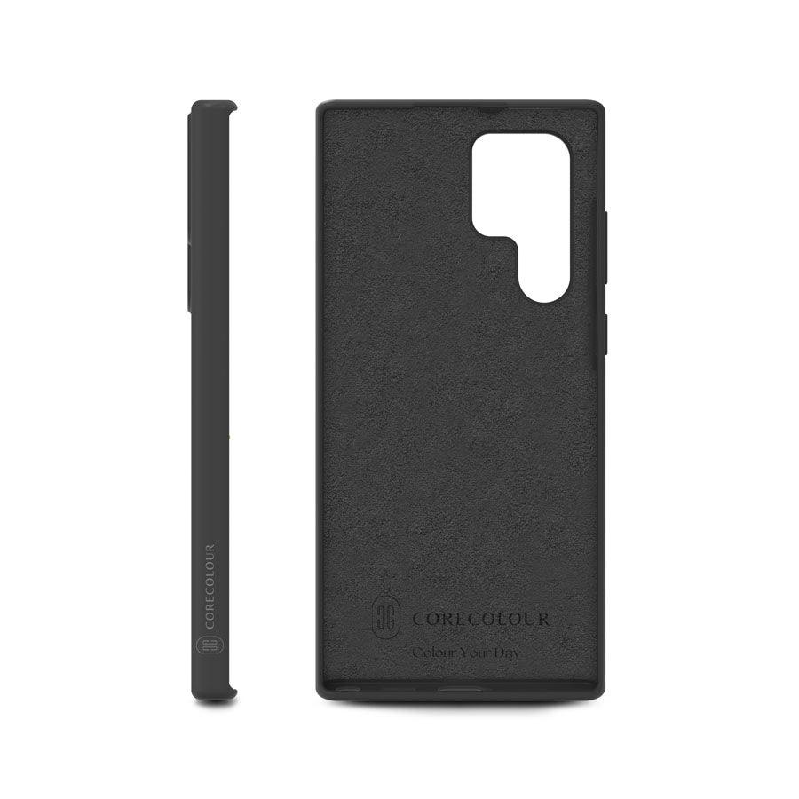 Samsung Galaxy S22 Ultra Dark Darcy Silicone Phone Case - CORECOLOUR