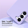 Samsung Galaxy S22 Ultra Lady Lavender Silicone Phone Case - CORECOLOUR