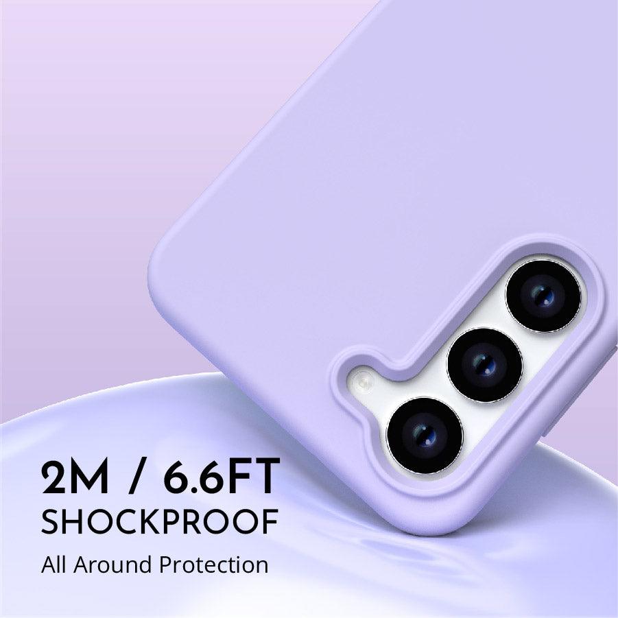 Samsung Galaxy S23 Ultra Lady Lavender Silicone Phone Case - CORECOLOUR