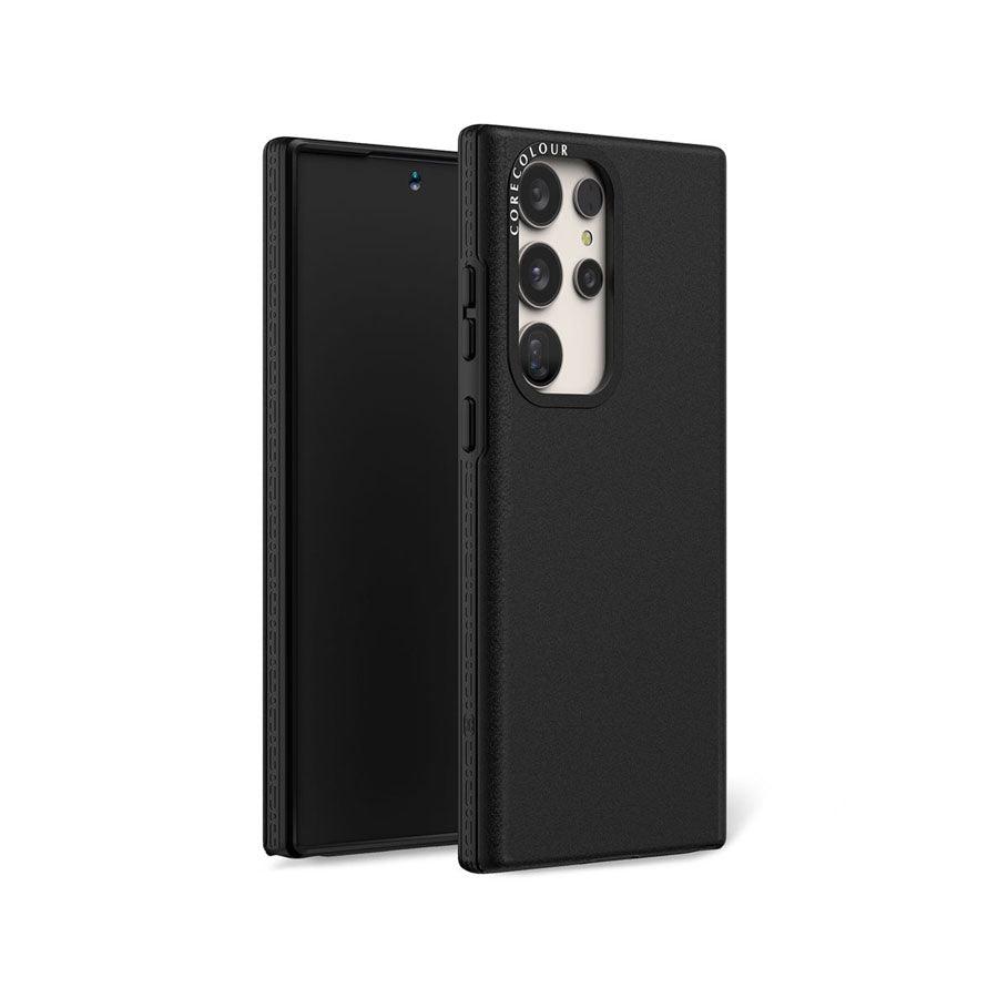 Samsung Galaxy S23 Ultra Solid Black Phone Case - CORECOLOUR