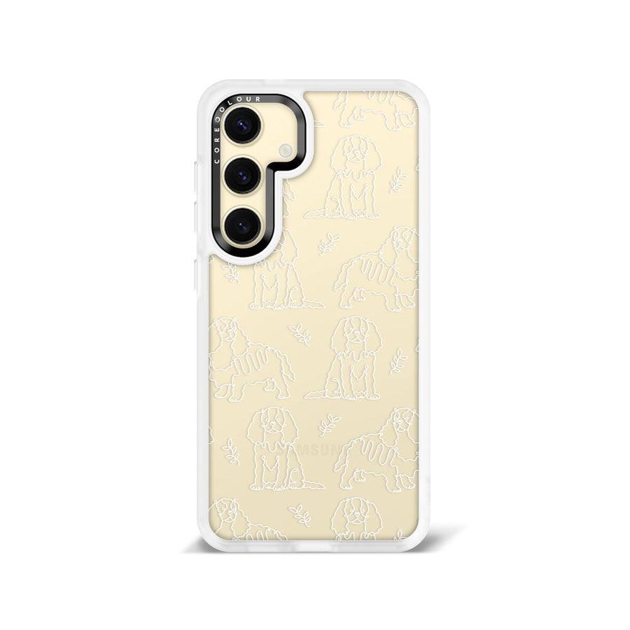 Samsung Galaxy S24 Cocker Spaniel Minimal Line Phone Case - CORECOLOUR