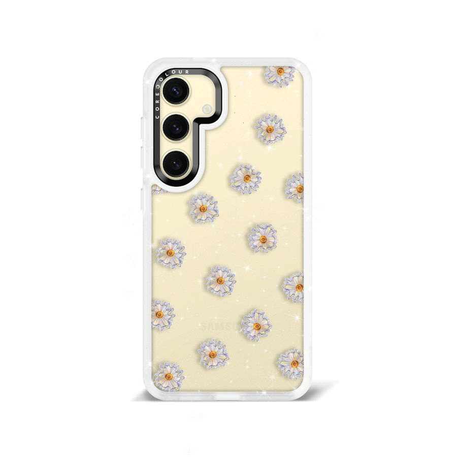 Samsung Galaxy S24 Oopsy Daisy Glitter Phone Case - CORECOLOUR