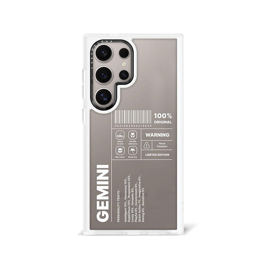 Samsung Galaxy S24 Ultra Warning Gemini Phone Case - CORECOLOUR