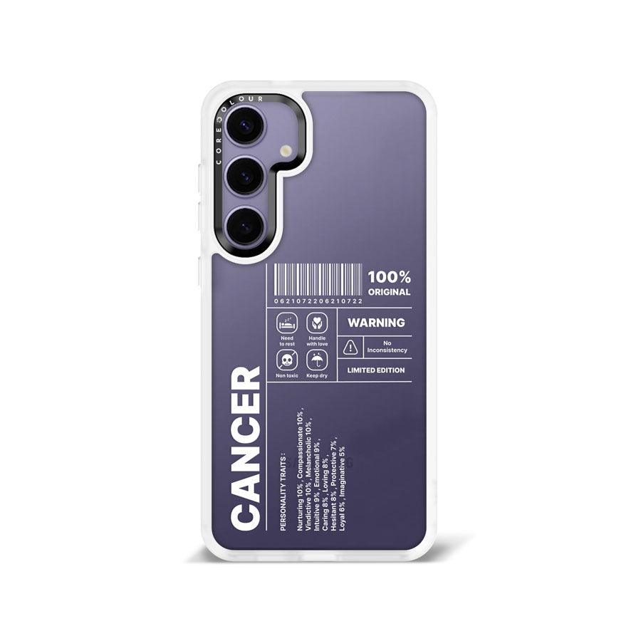 Samsung Galaxy S24+ Warning Cancer Phone Case - CORECOLOUR