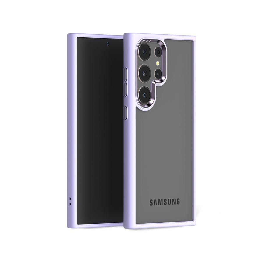 Samsung S24 Ultra Purple Clear Case - CORECOLOUR